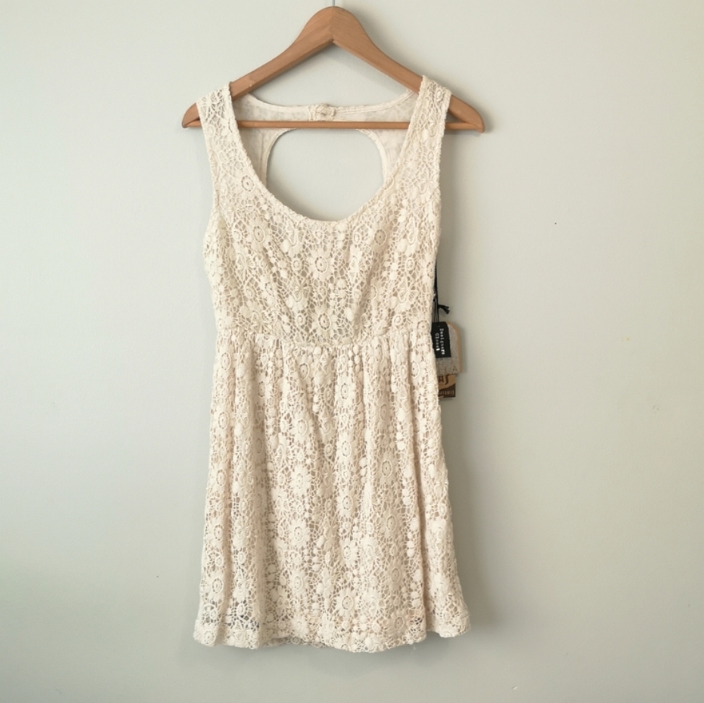 Billabong Crocheted Lace Dress